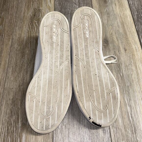 Adidas Mens US Size 13 Cloudfoam Advantage AW3914 White Leather Sneaker Shoes - Picture 11 of 11